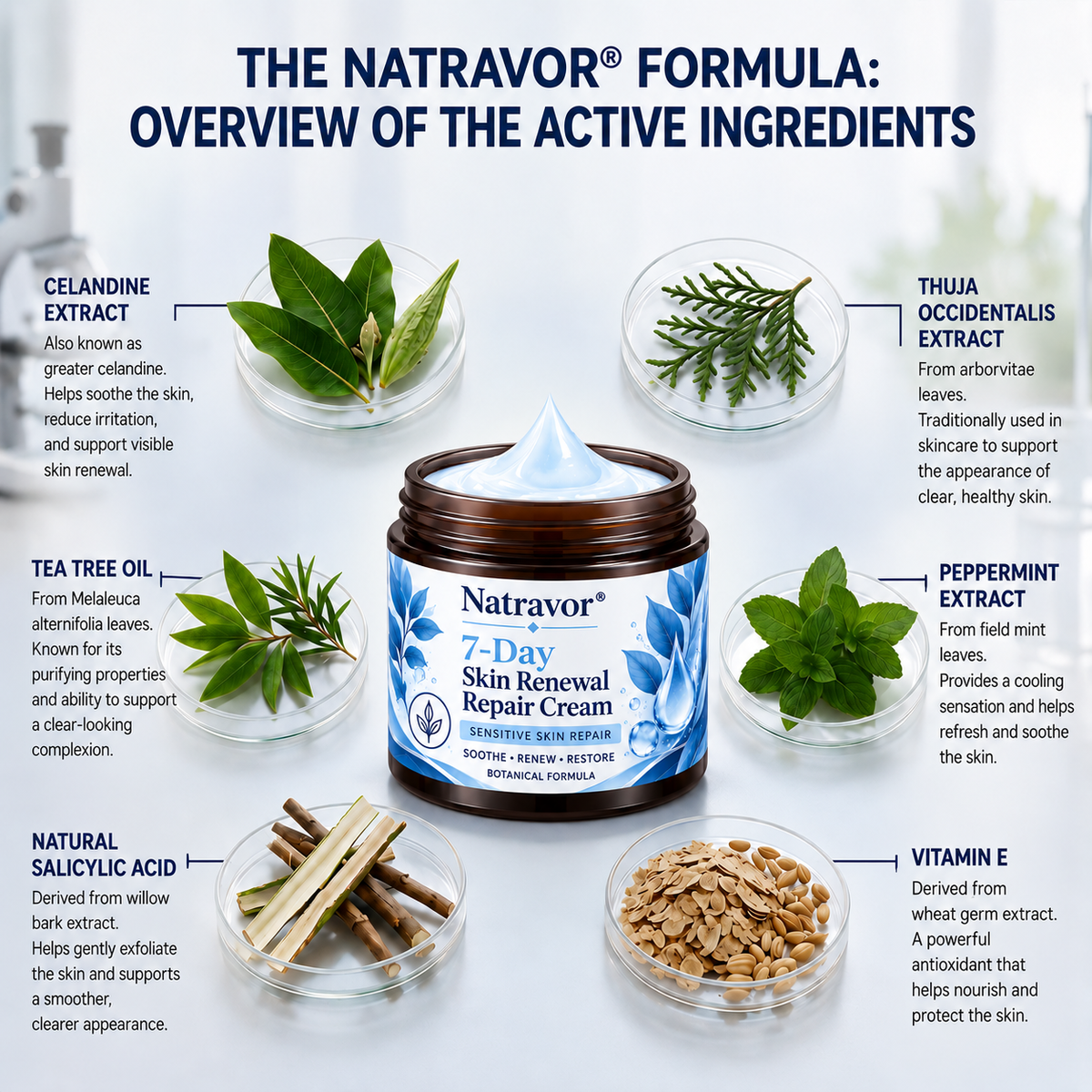 Natravor® 7-Day Skin Renewal Repair Cream — Soothe Itching, Then Restore (Gentle, Pain-Free Skin Repair Formula) 💎